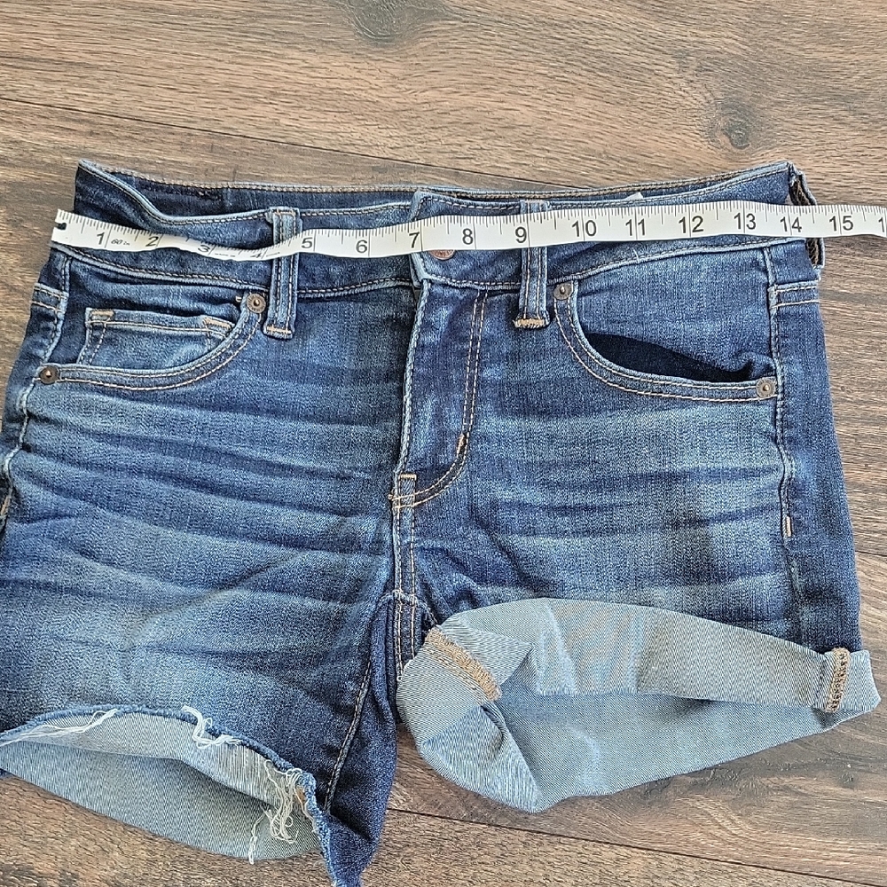 AE Midi Denim Shorts